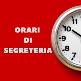 ORARI DI SEGRETERIA